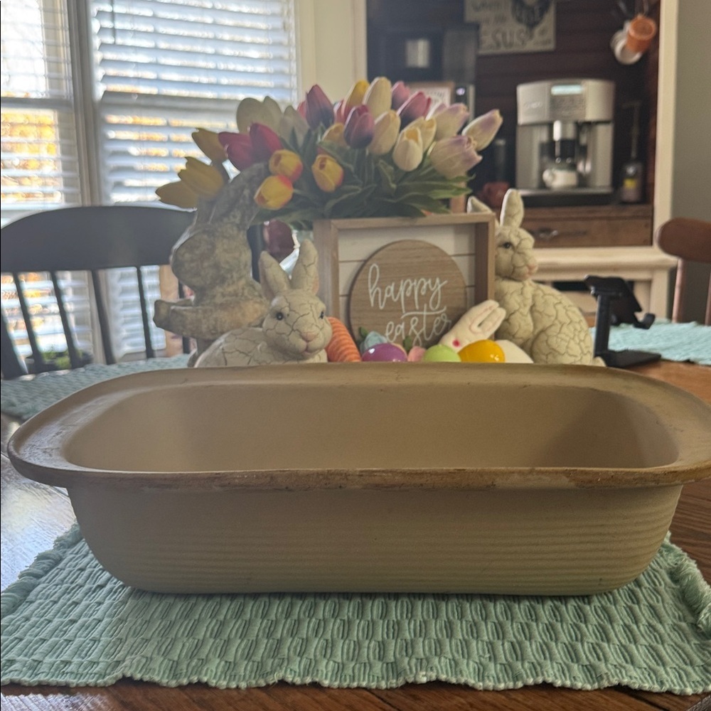 Pampered Chef Stoneware Large Roaster 1435.
 - Picture 3 of 7